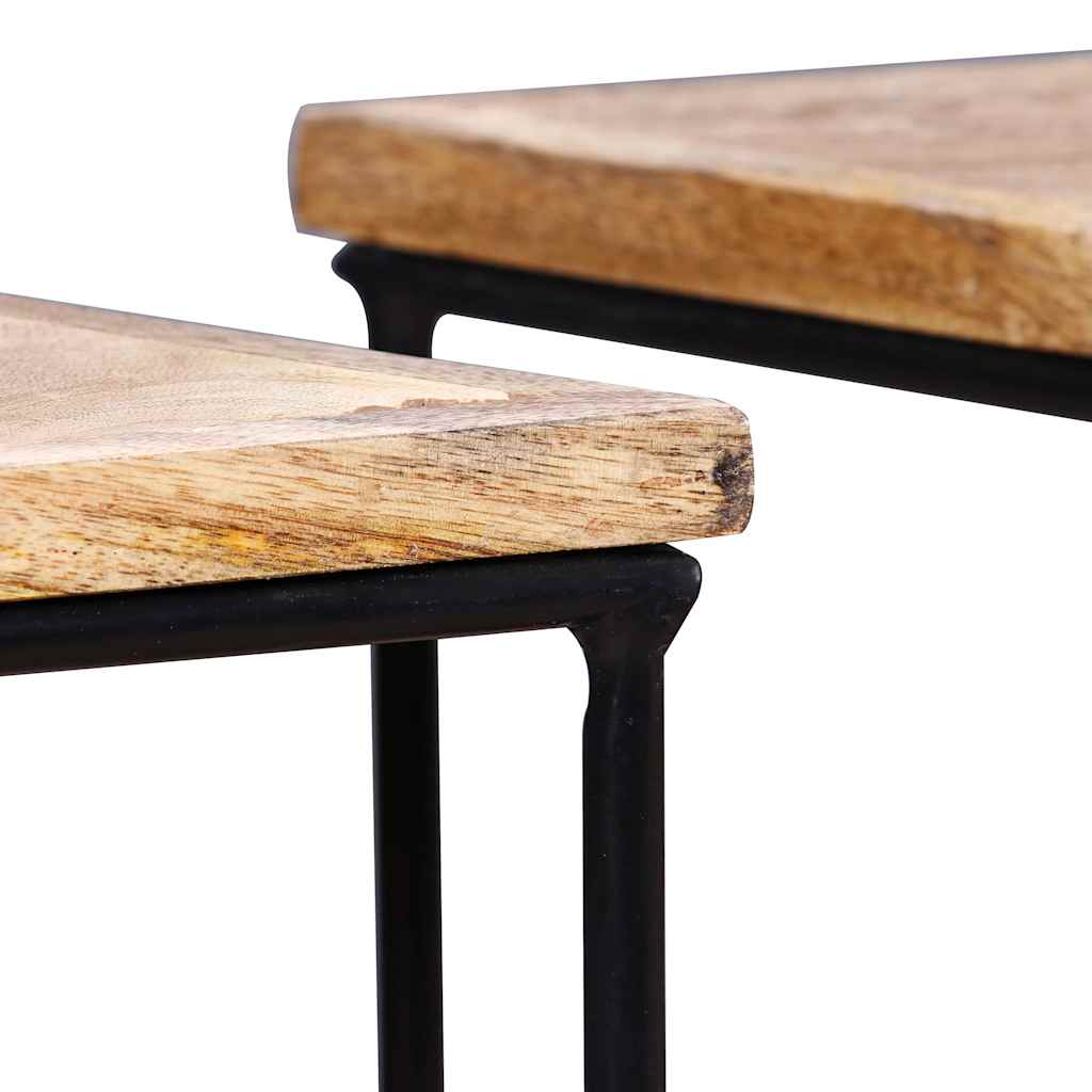 Coffee table, 56x48x40cm, solid mango wood