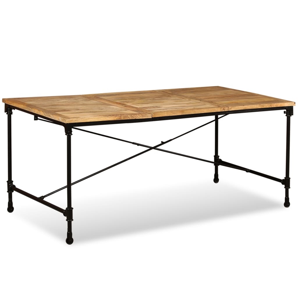 Ēdamistabas galds, masīva mango koksne, 180cm