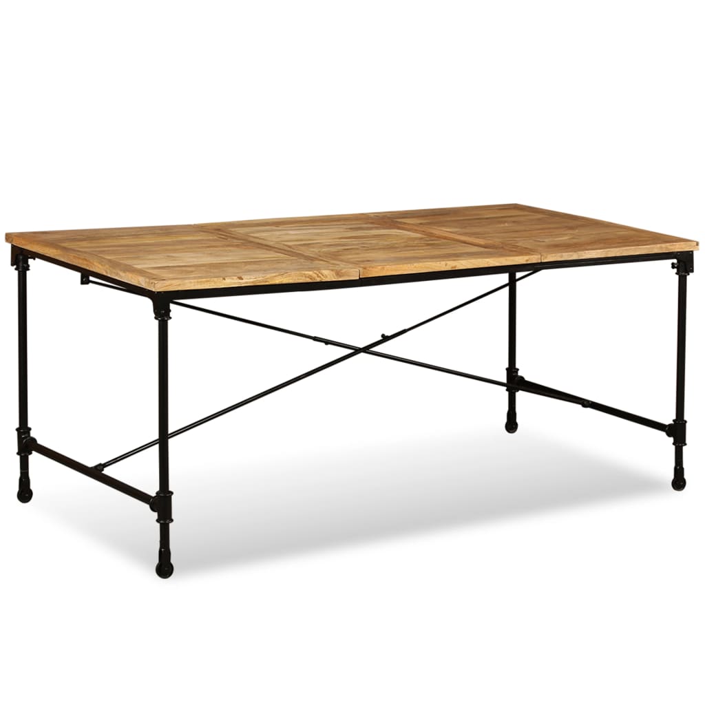 Ēdamistabas galds, masīva mango koksne, 180cm