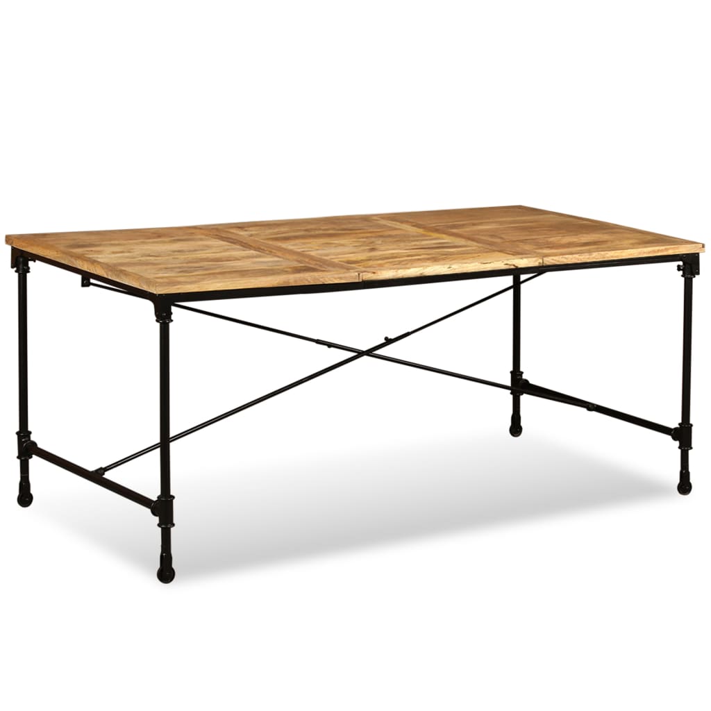 Ēdamistabas galds, masīva mango koksne, 180cm