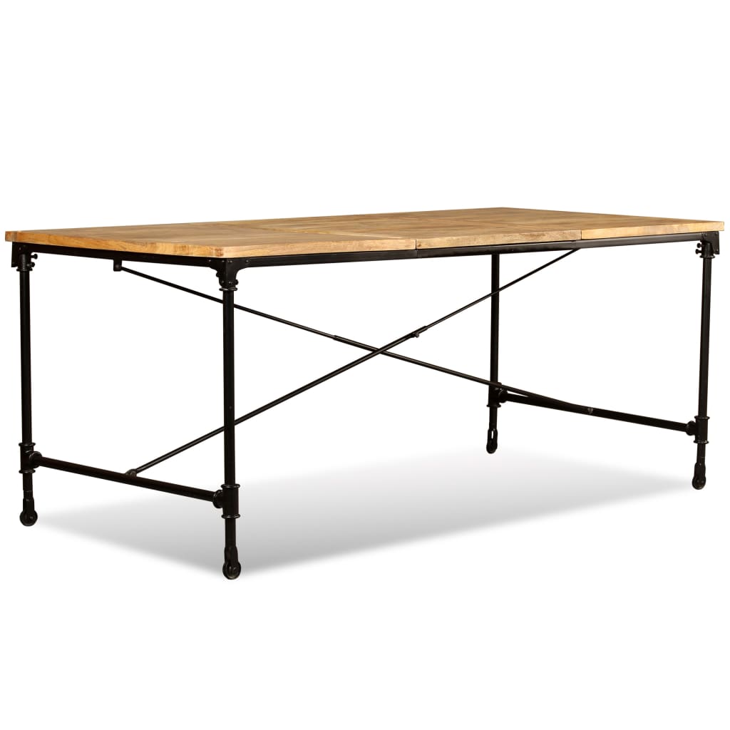 Ēdamistabas galds, masīva mango koksne, 180cm