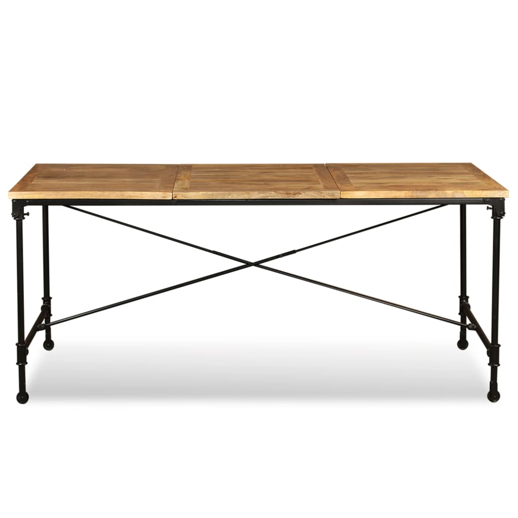 Ēdamistabas galds, masīva mango koksne, 180cm