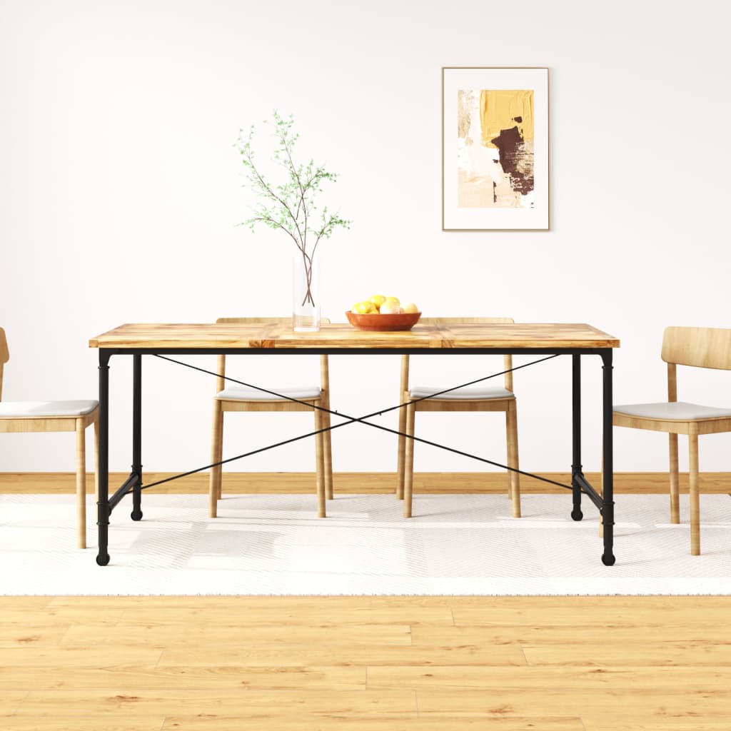 Ēdamistabas galds, masīva mango koksne, 180cm