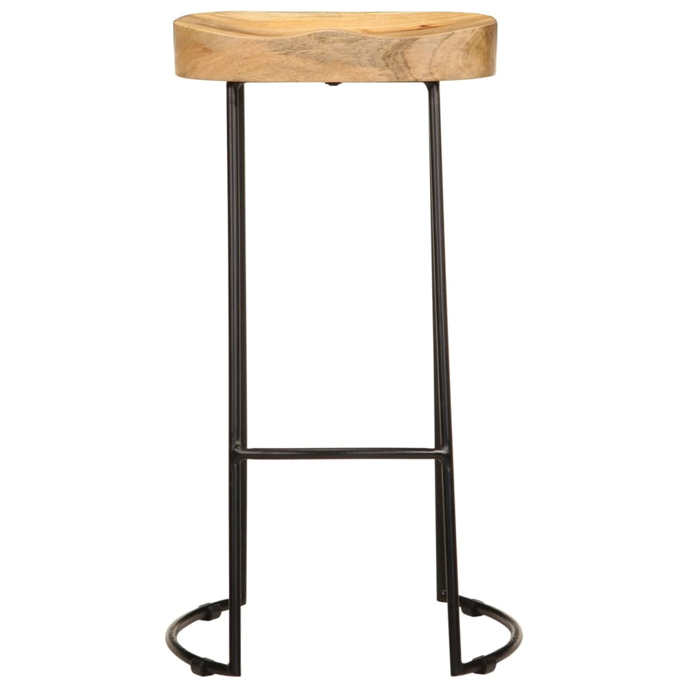 Gavin bar stools, 2 pcs., solid mango wood