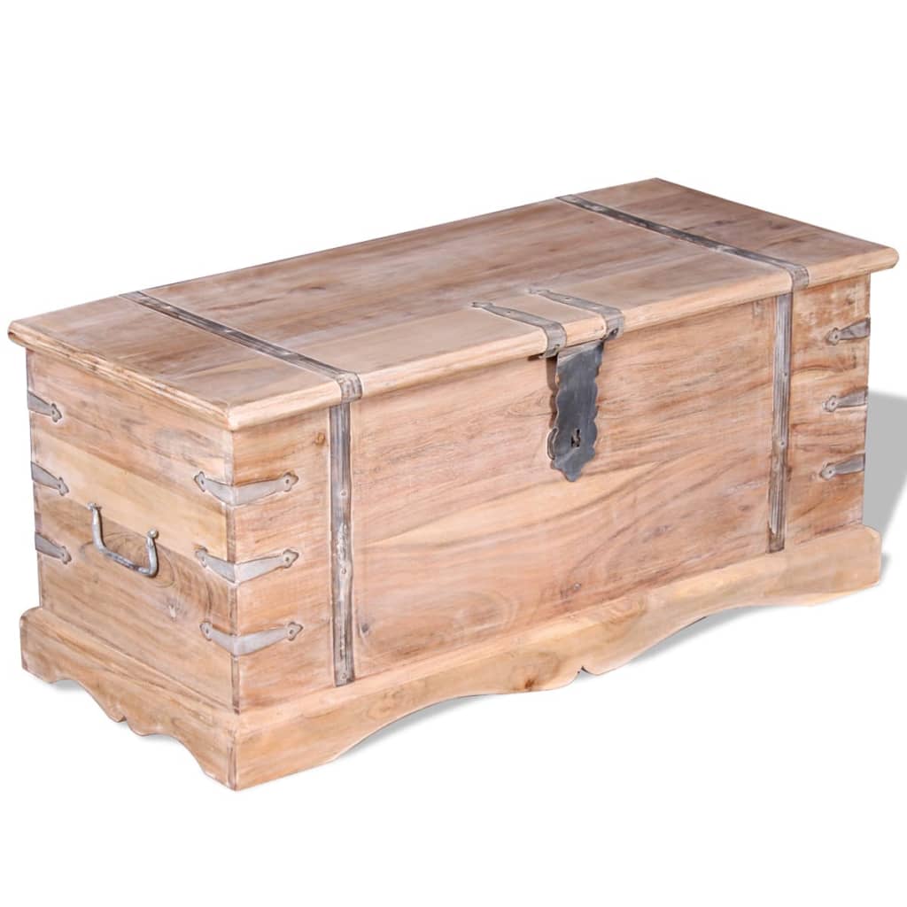 Chest, storage box, acacia wood