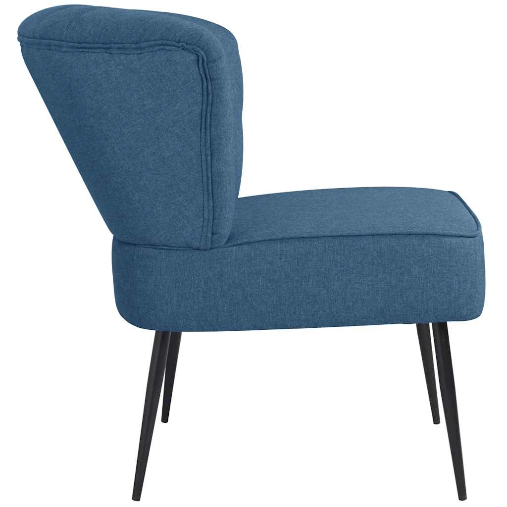 Armchair, blue, fabric