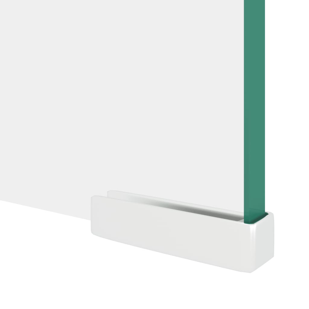 TV stand/monitor riser, clear glass, 120x30x13 cm