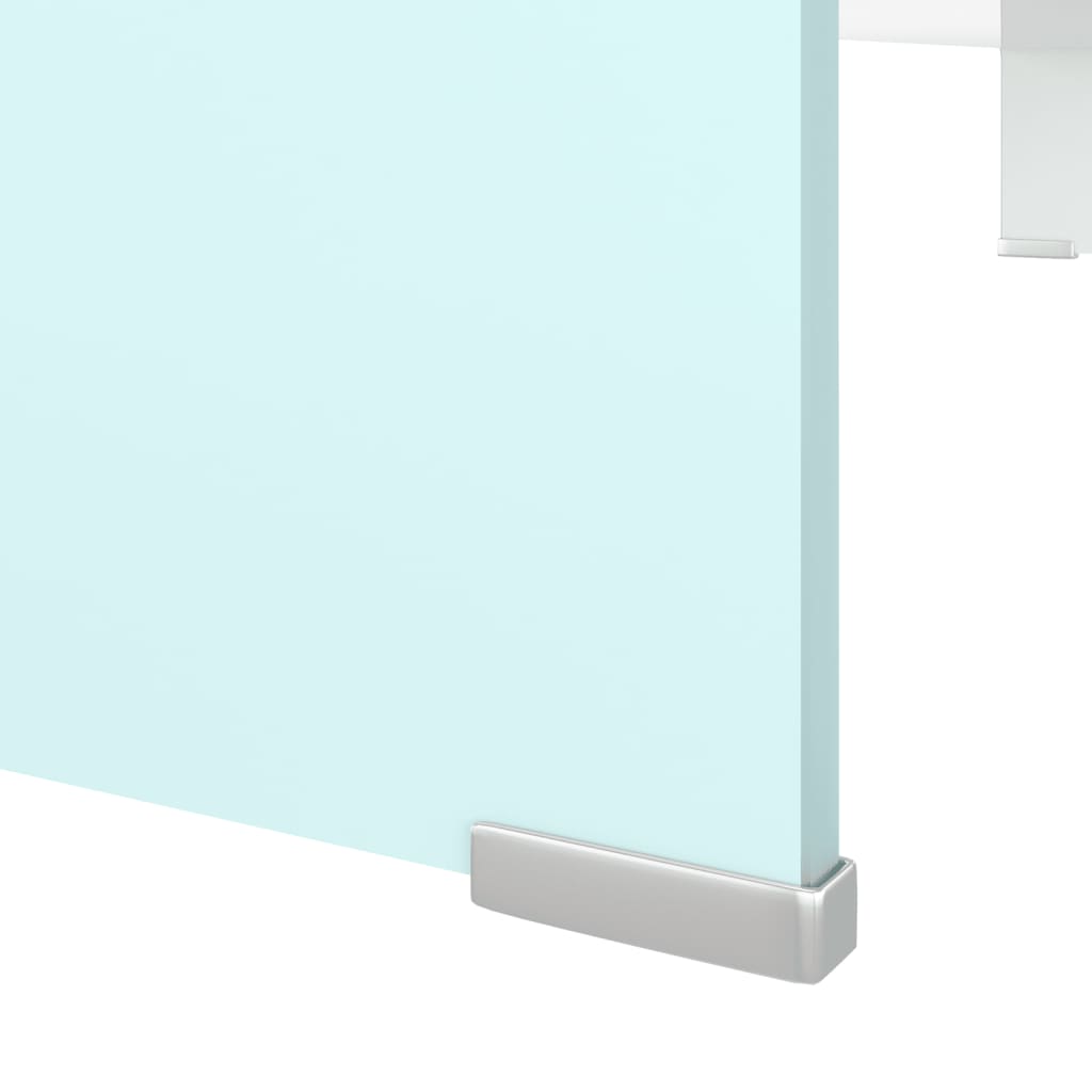 TV stovas/monitoriaus pakyla, žalias, 100x30x13cm, stiklas