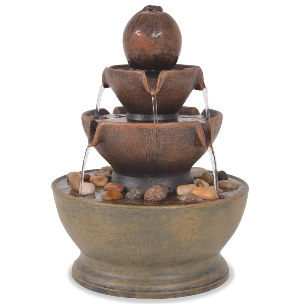 Indoor fountain, with pump, synthetic resin