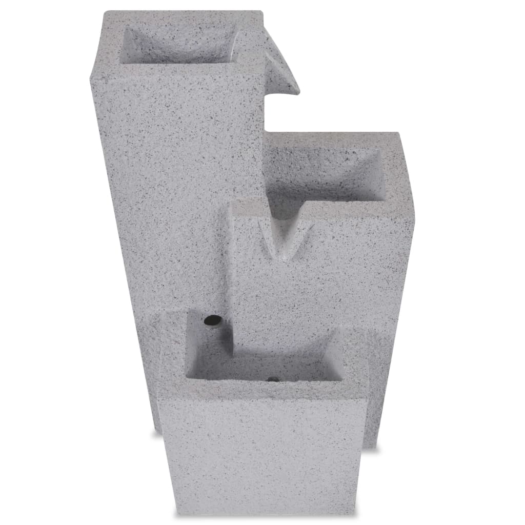 Indoor fountain, with LED light, synthetic resin