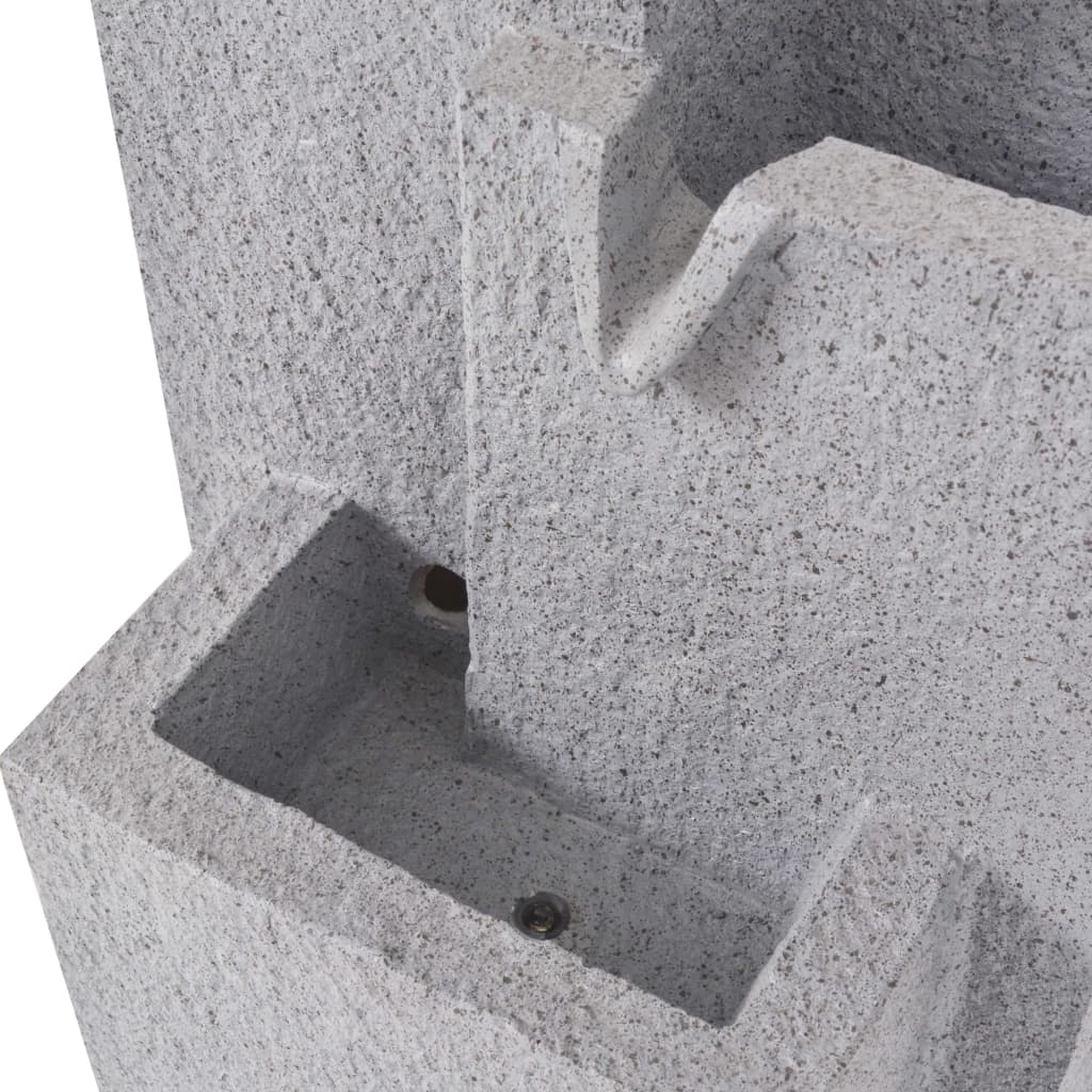 Indoor fountain, with LED light, synthetic resin