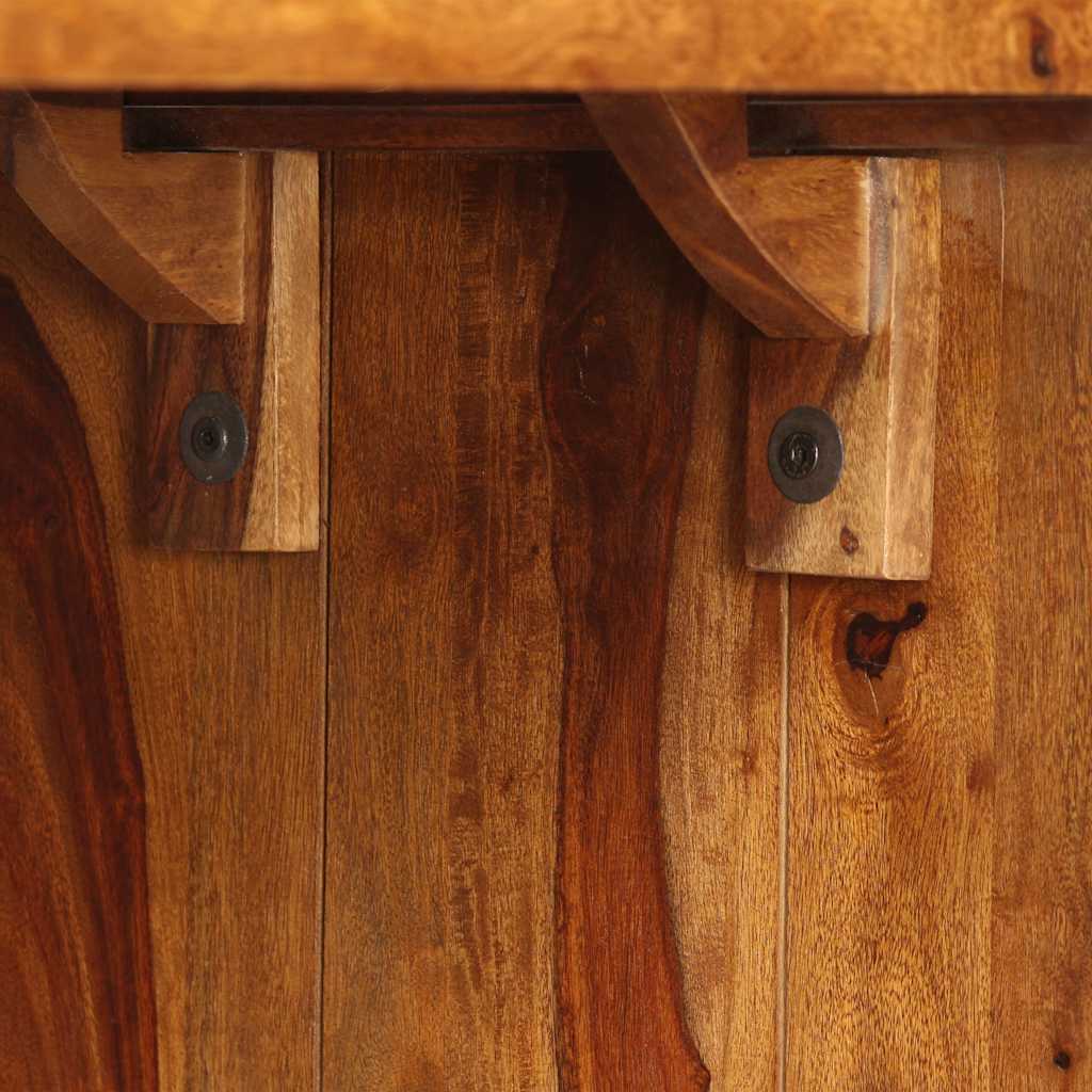 Cabinet/table, solid rosewood, brown