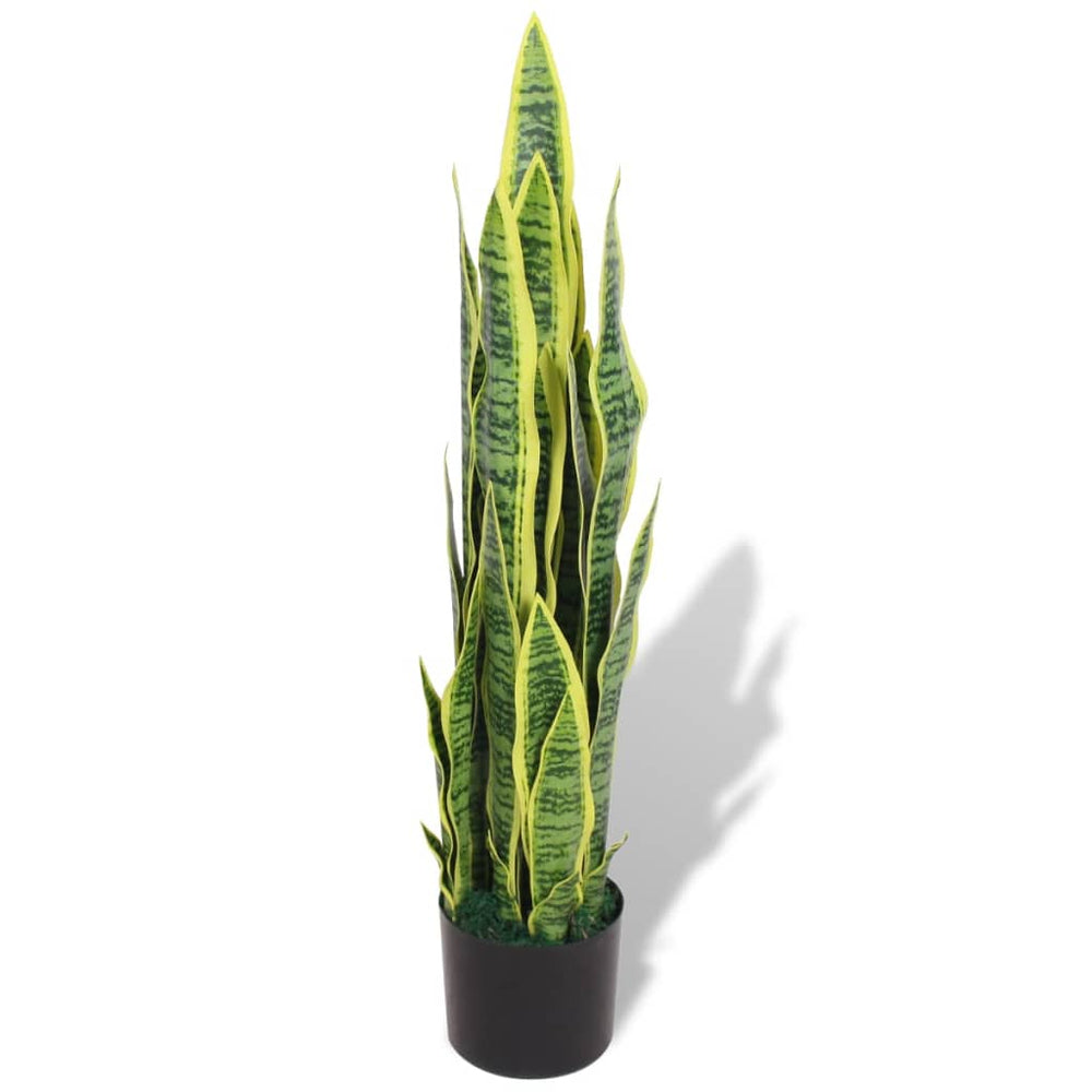 Artificial Sansevieria in Pot, 90 cm, Green