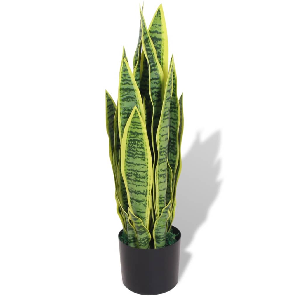 Mākslīgā sansevjēra podā, 65 cm, zaļa