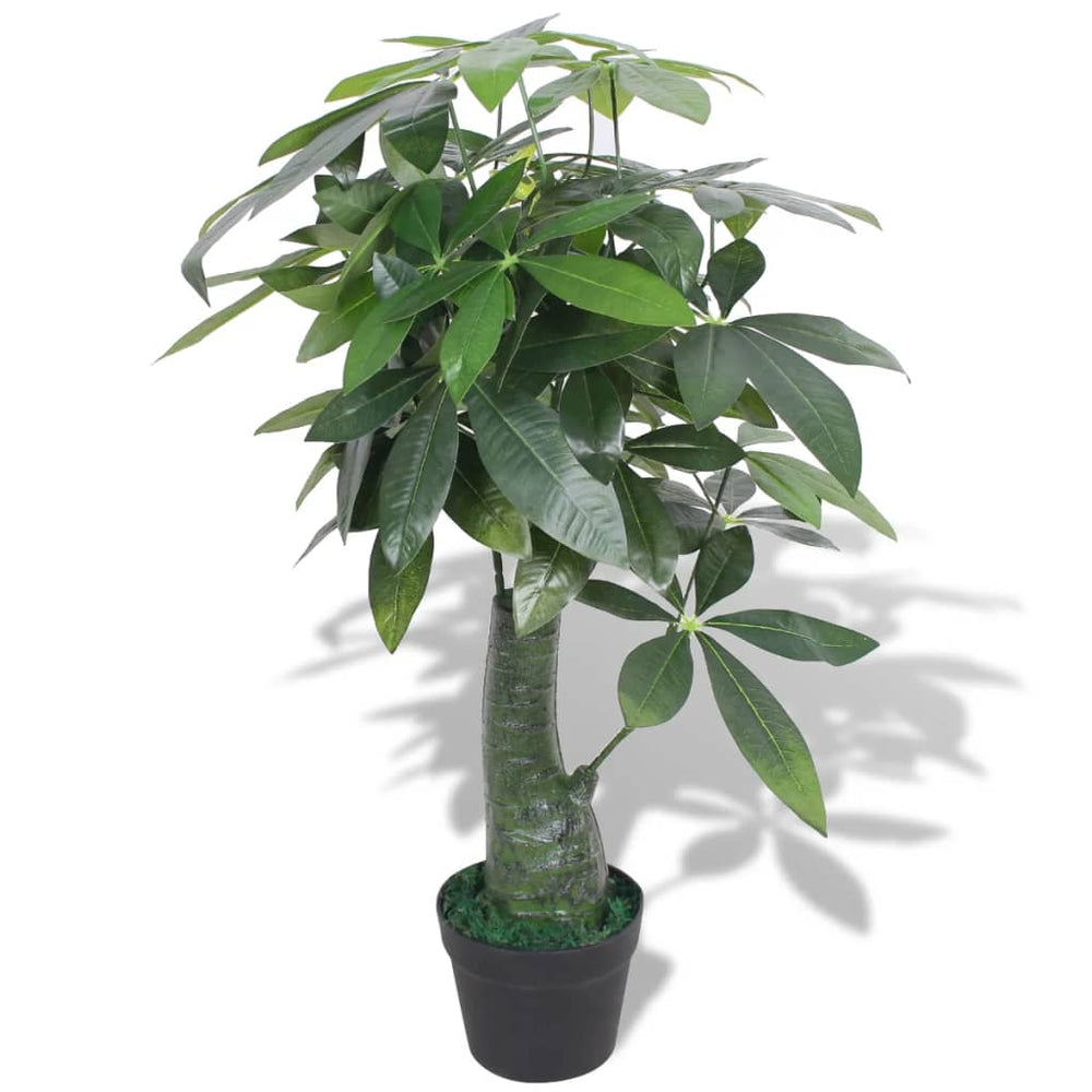 Artificial Money Tree with Pot, 85 cm, Green