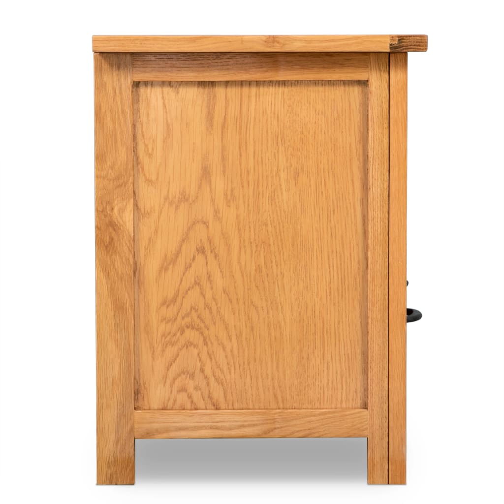 TV spintelė, 90x35x48cm, ąžuolo medienos masyvas
