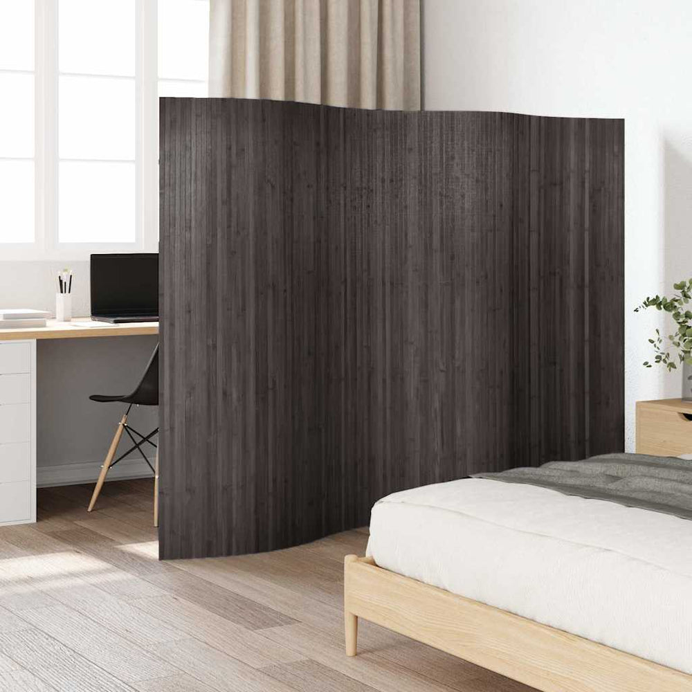 Kambario pertvara, bambukas, pilka, 250x165cm
