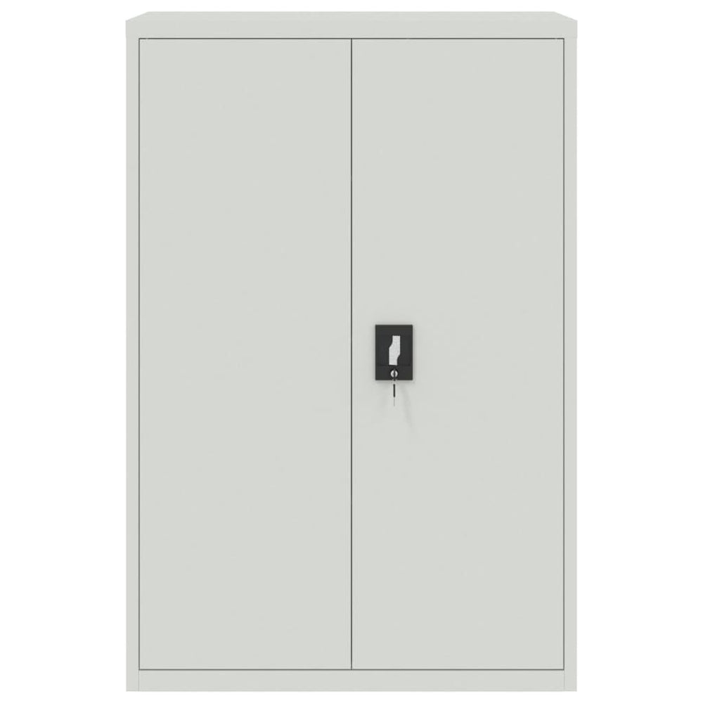Office cabinet, 90x40x140 cm, steel, gray