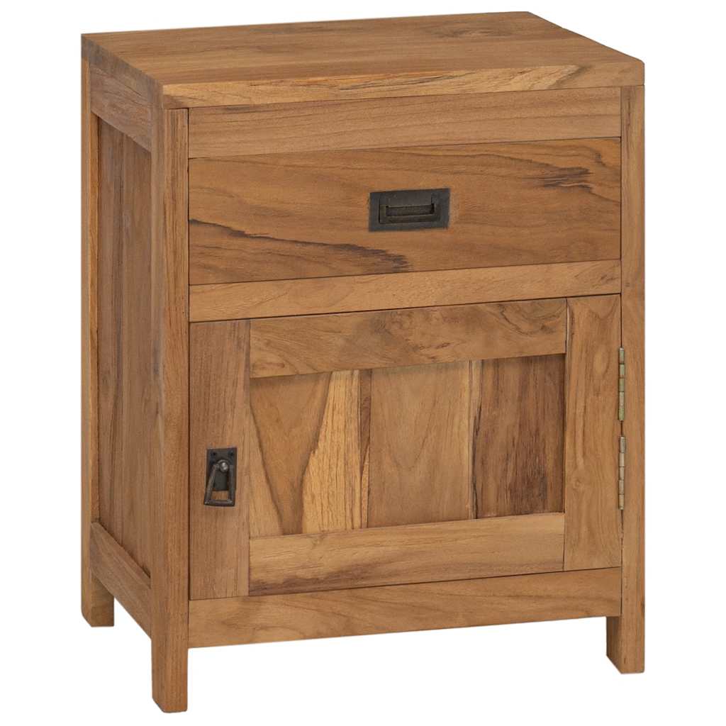 Bedside table, sturdy teak, 40x30x50cm