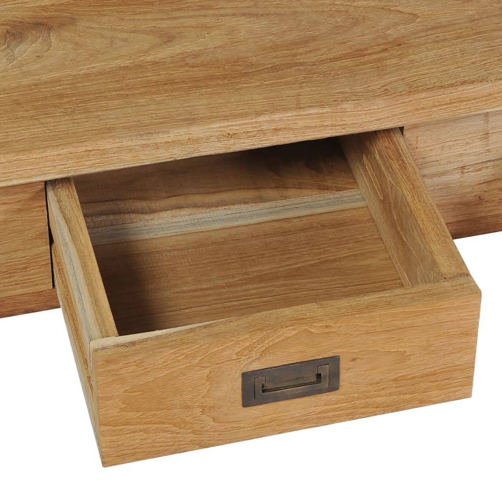 Hallway bench, solid teak, 90x30x40cm