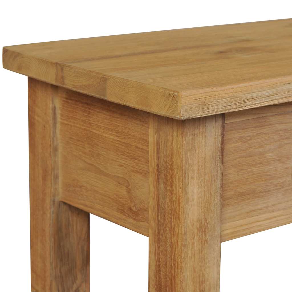 Hallway bench, solid teak, 90x30x40cm