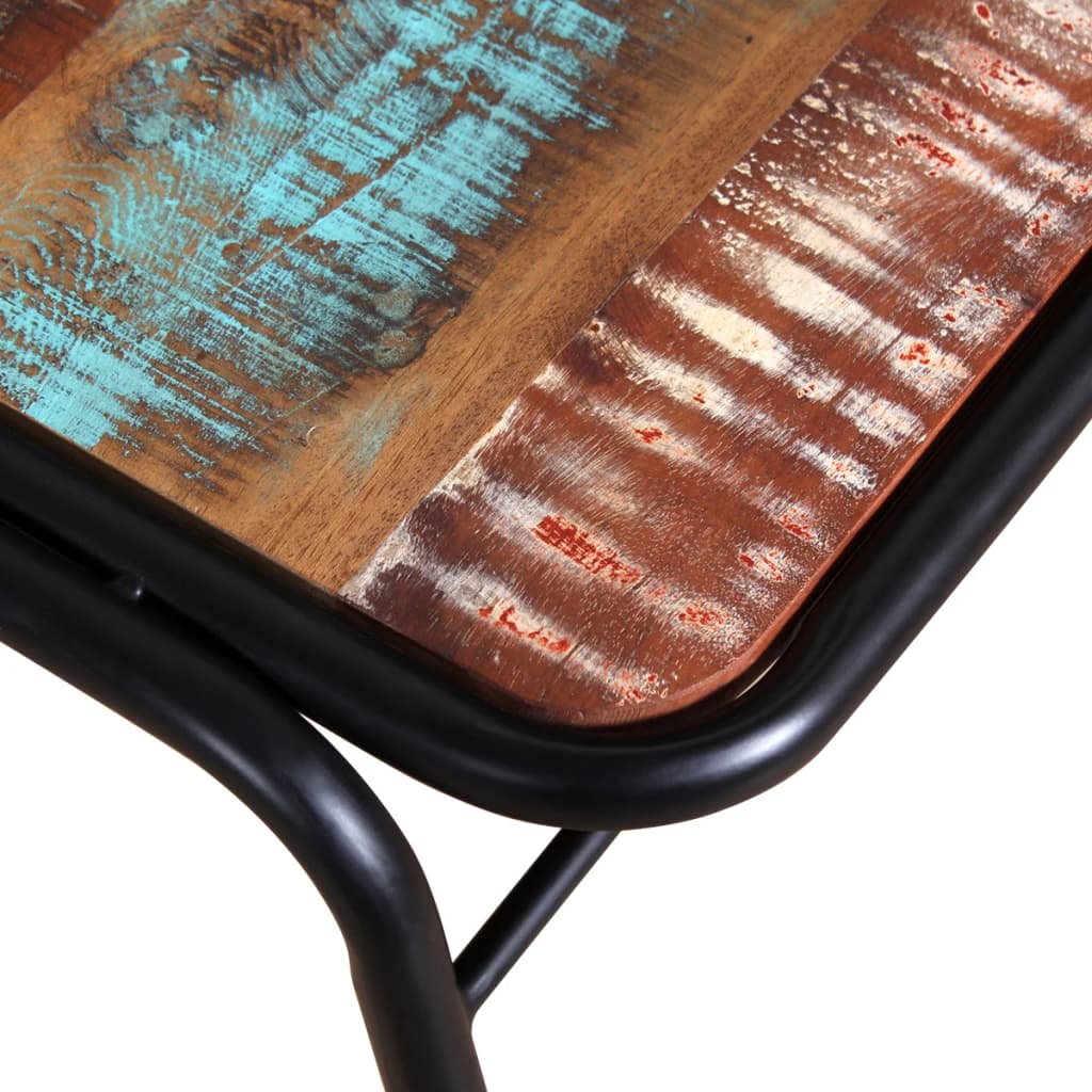 Dining chairs, 4 pcs, solid reclaimed wood