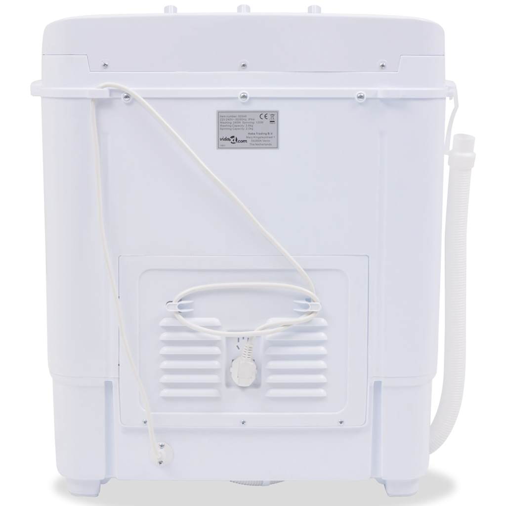 Mini washing machine, two compartments, 5.6kg