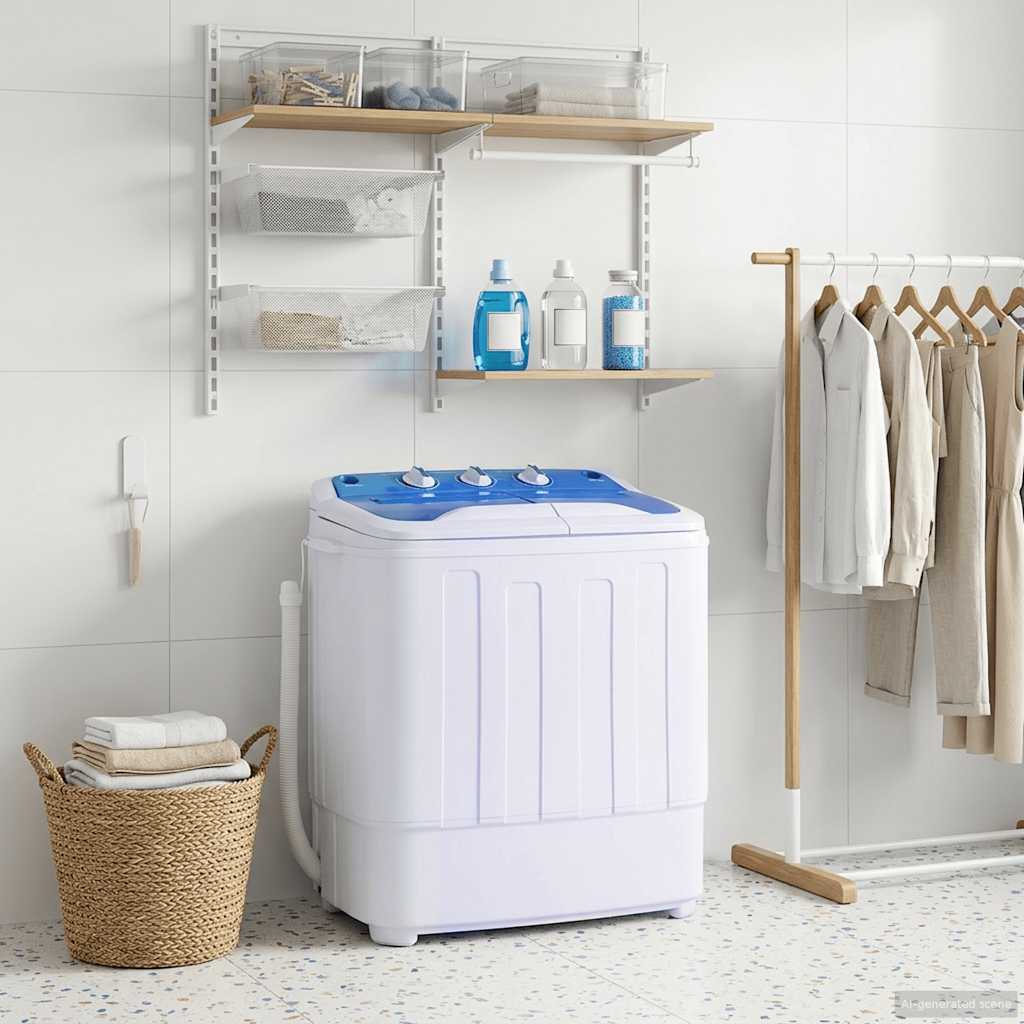 Mini washing machine, two compartments, 5.6kg