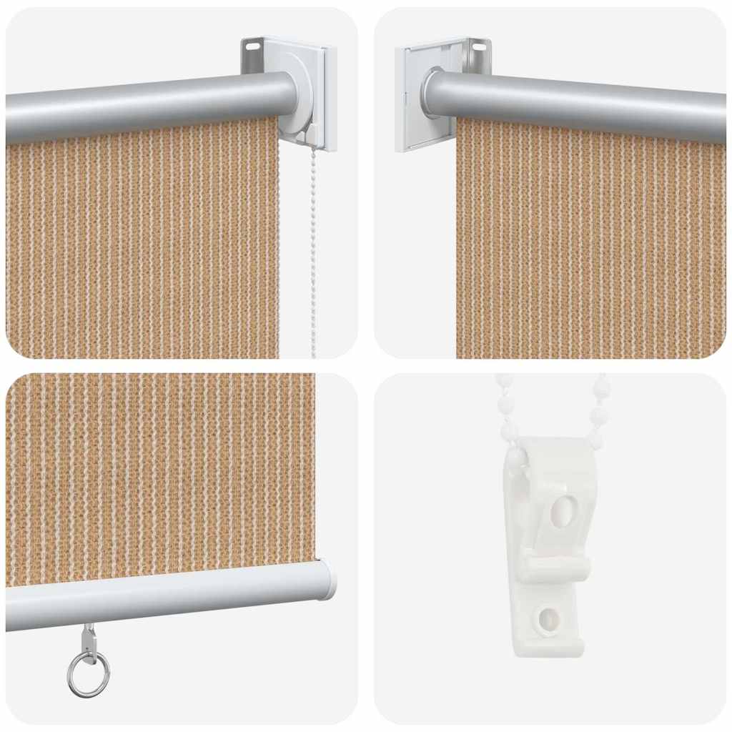 Lauko roletas, 105 (plotis) x 140 (aukštis) cm, smėlio spalvos