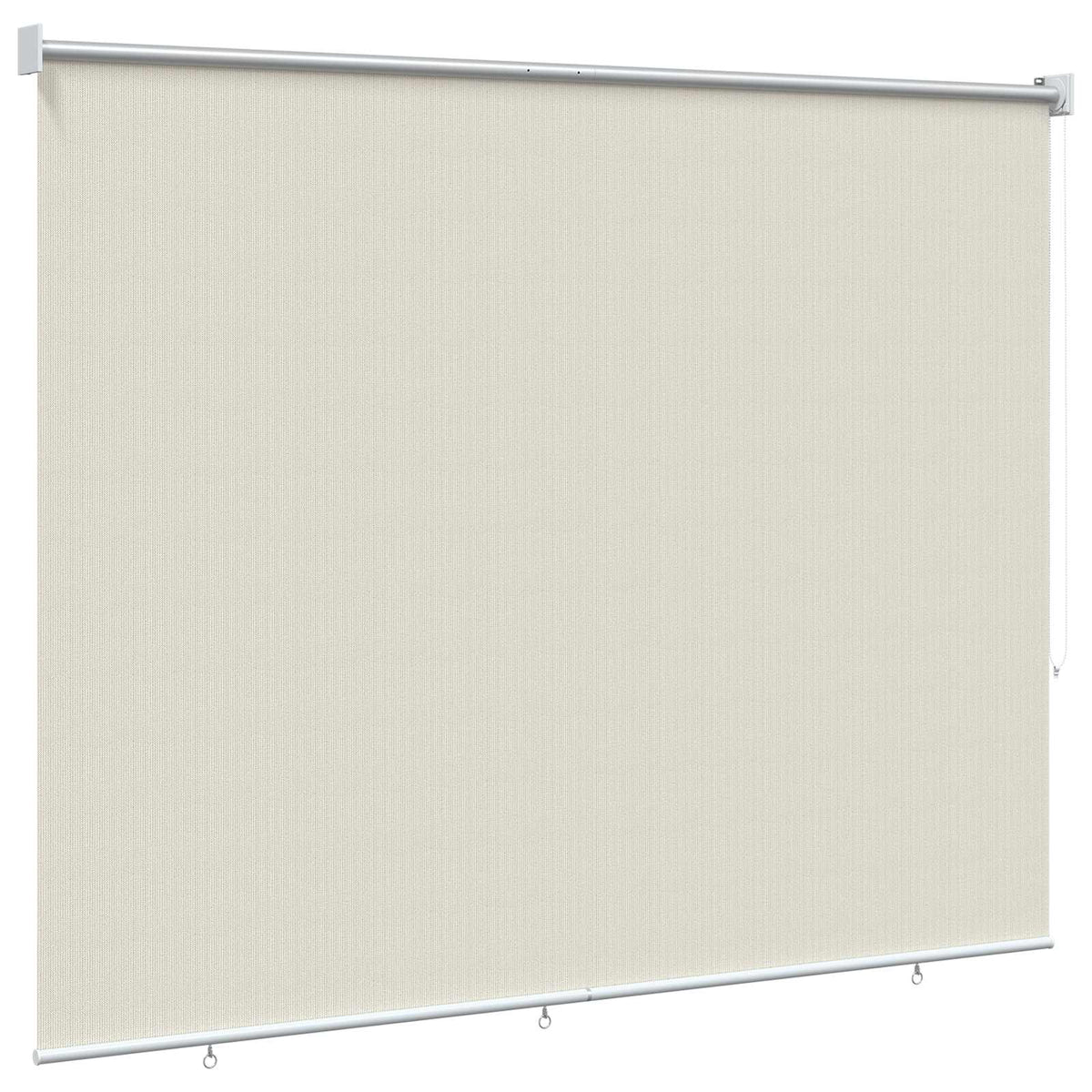 Lauko roletas, 225 (plotis) x 230 (aukštis) cm, kreminės spalvos