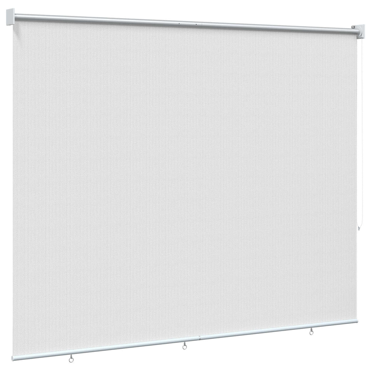 Lauko roletas, 185 (plotis) x 230 (aukštis) cm, baltos spalvos