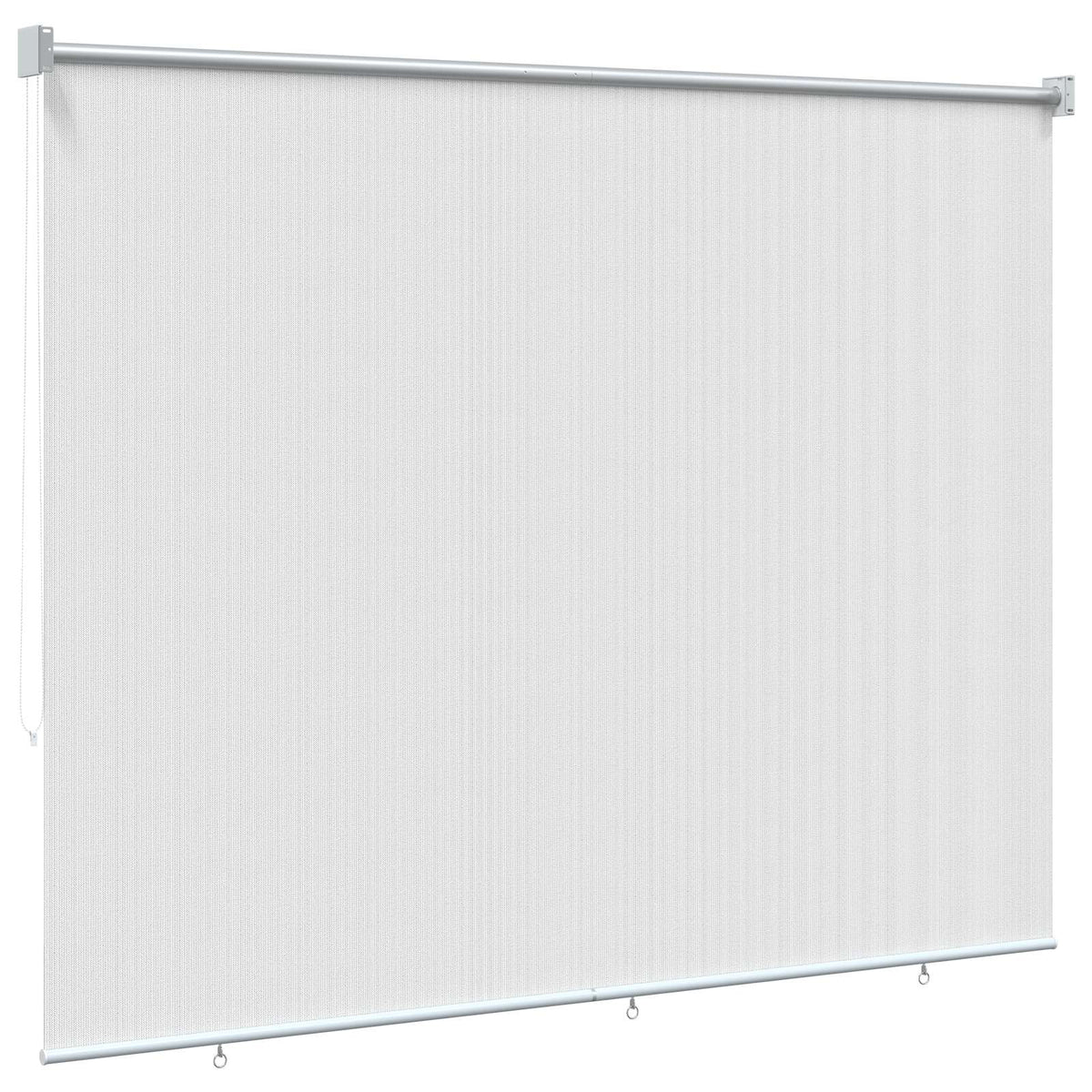 Lauko roletas, 185 (plotis) x 230 (aukštis) cm, baltos spalvos