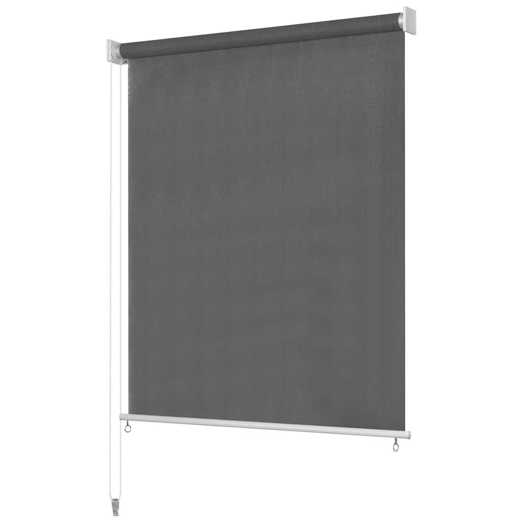 Lauko roletas, 355 (plotis) x 140 (aukštis) cm, antracito spalvos