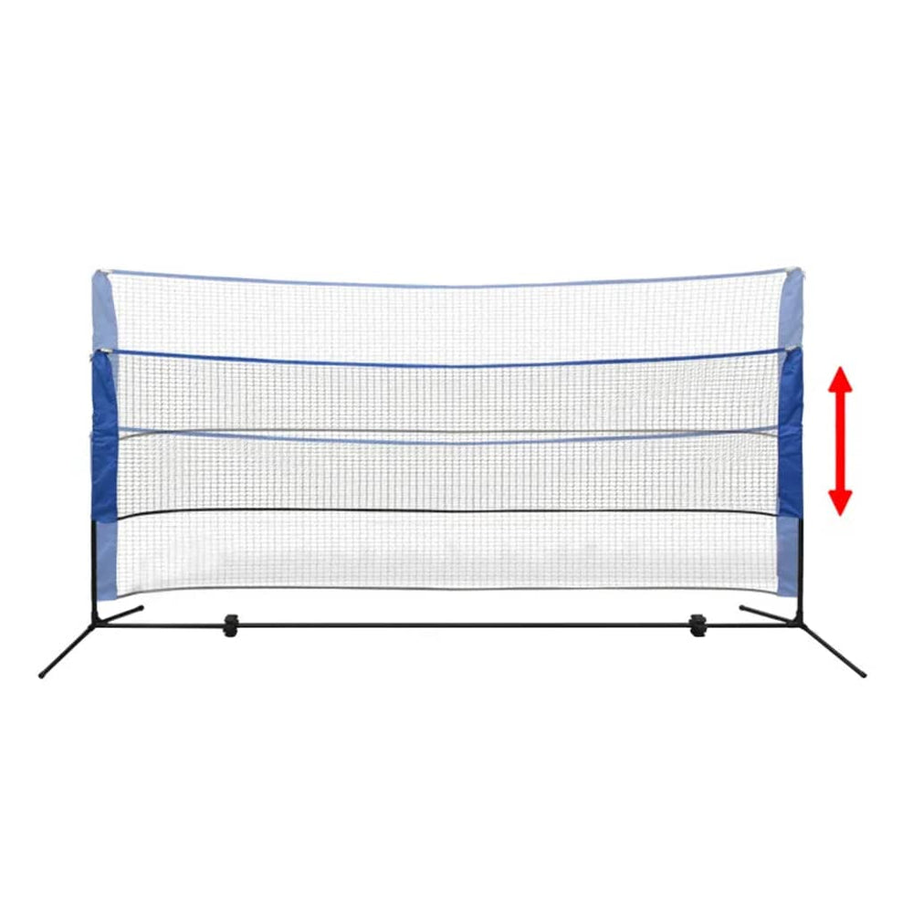 Badminton net with shuttlecocks, 300x155 cm