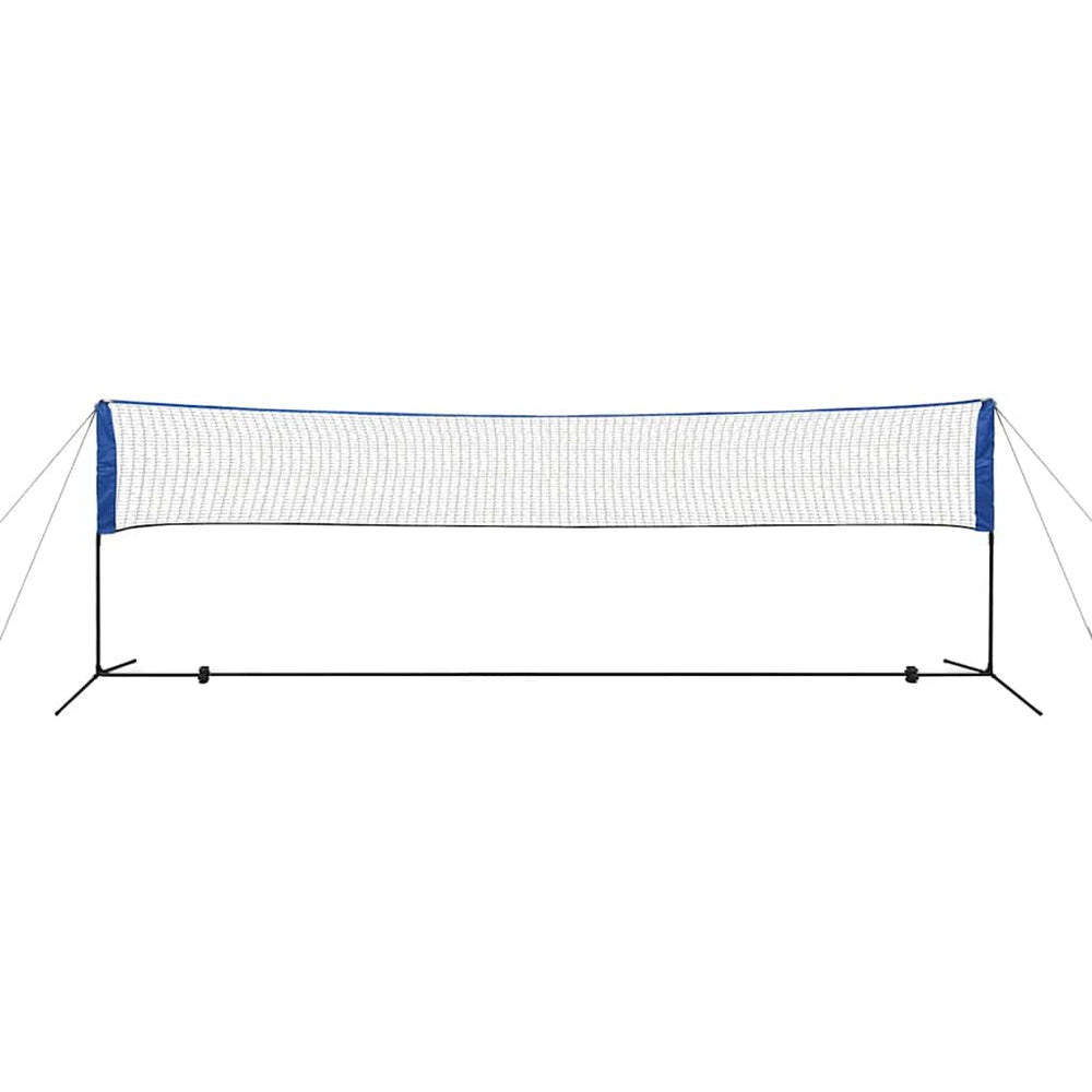 Badminton net with shuttles, 500x155 cm