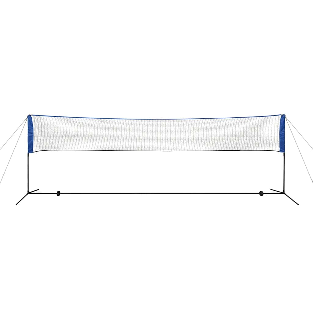 Badminton net with shuttles, 500x155 cm