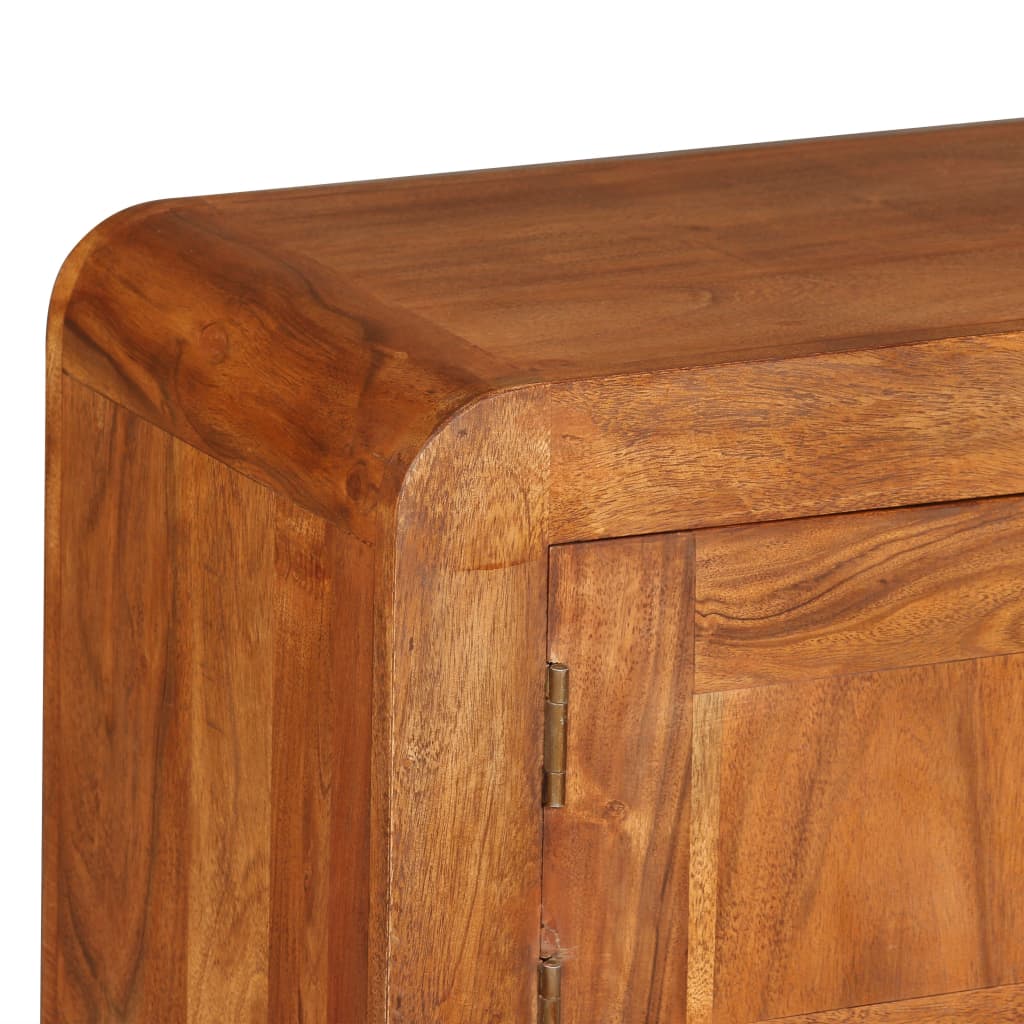 TV Cabinet, 120x30x40cm, solid wood with honey finish