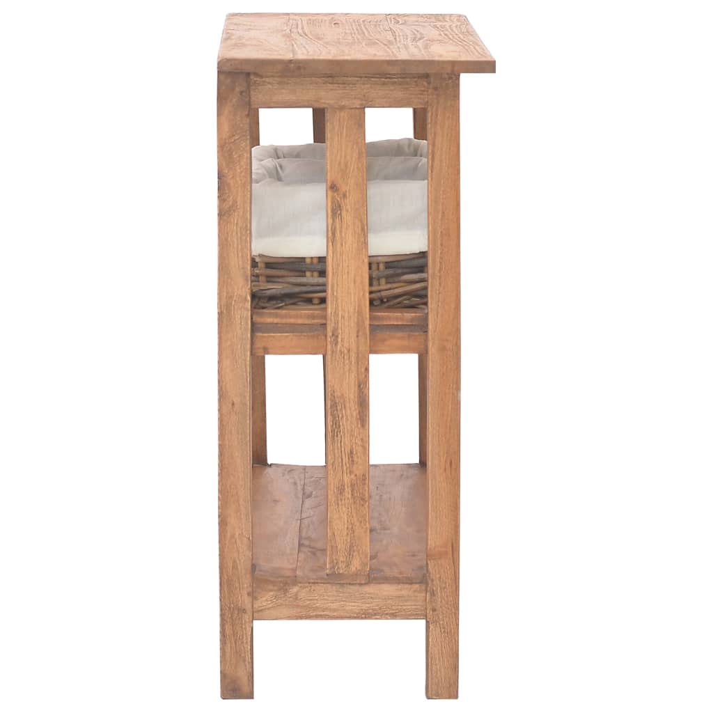 Konsoles galda galdiņš, 69x28x70cm, sarkankoka masīvkoks