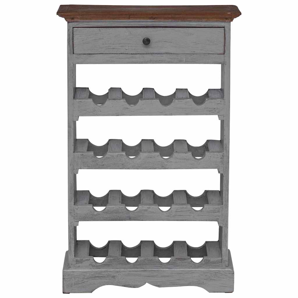 Wine rack, 55x23x85cm, solid mahogany wood