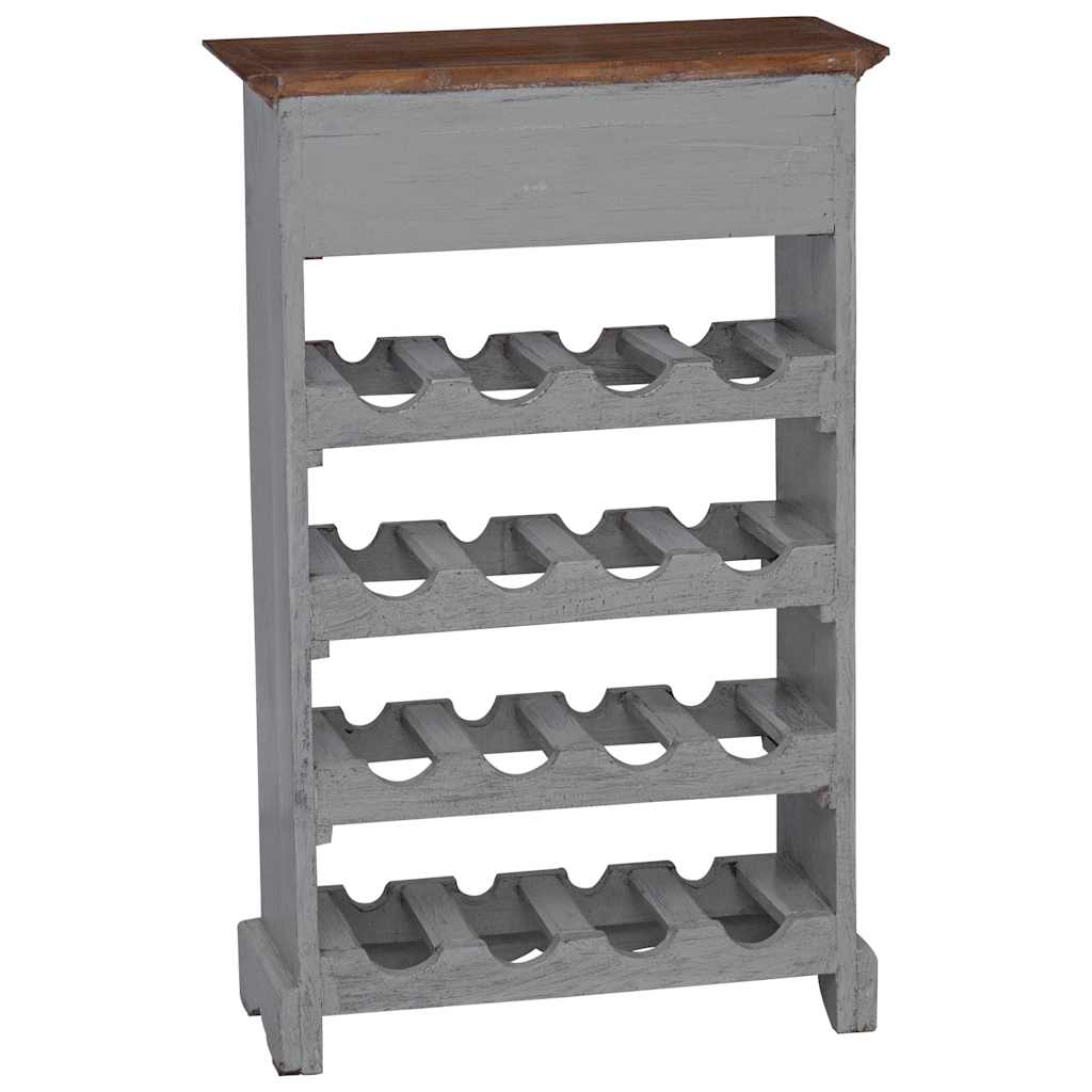 Wine rack, 55x23x85cm, solid mahogany wood