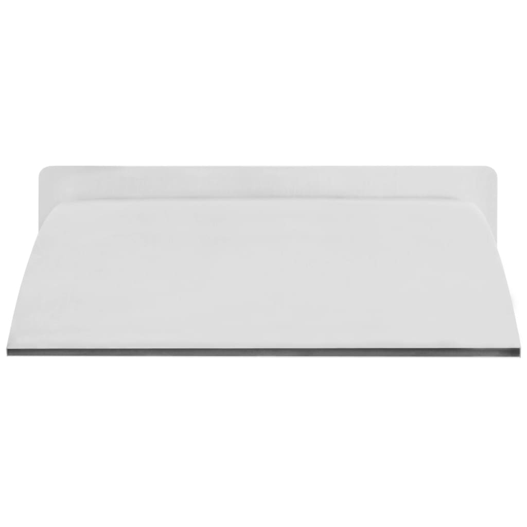 Baseino fontanas, nerūdijantis plienas, 30x9x26cm, sidabrinis