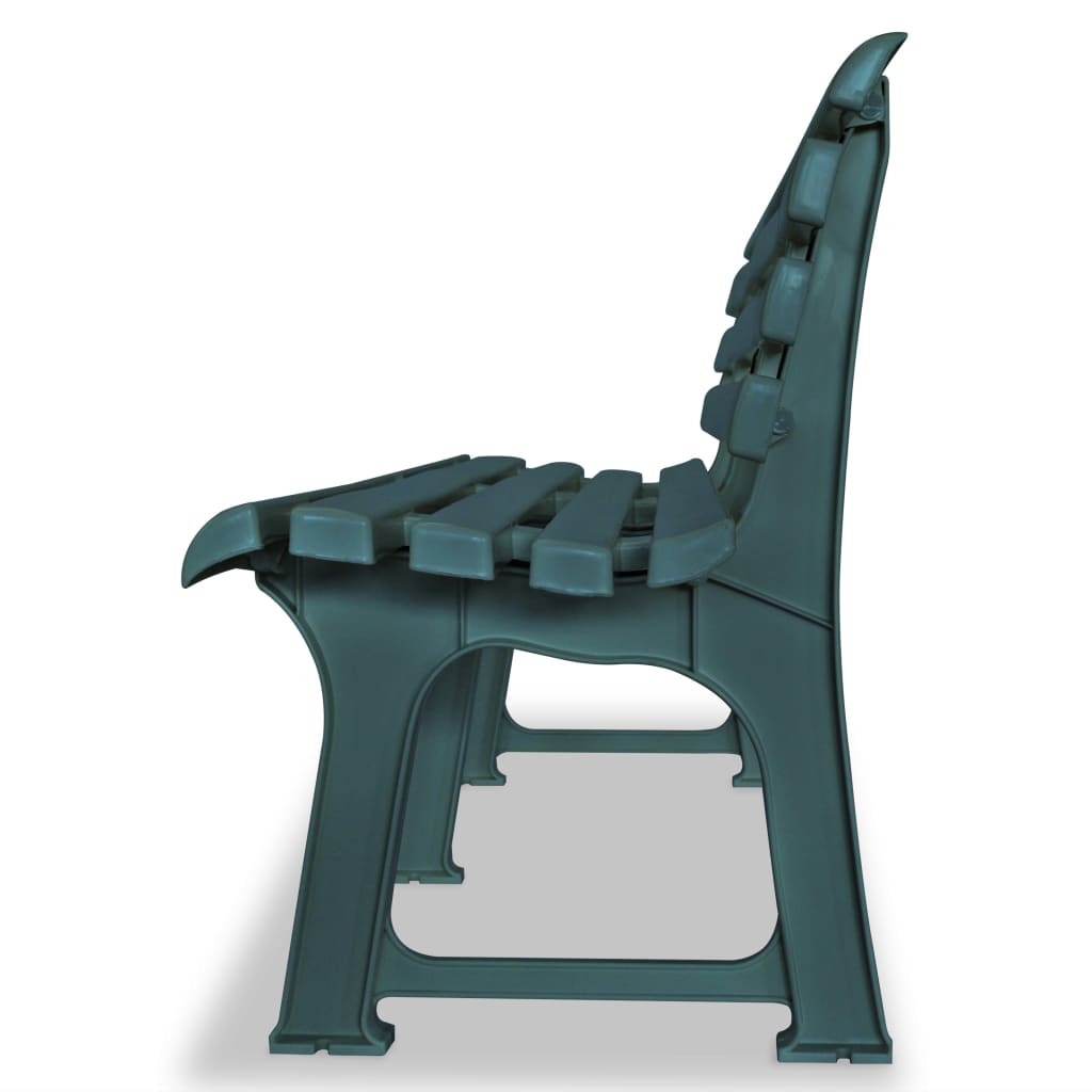 Dārza sols, 145,5cm, plastmasa, zaļš