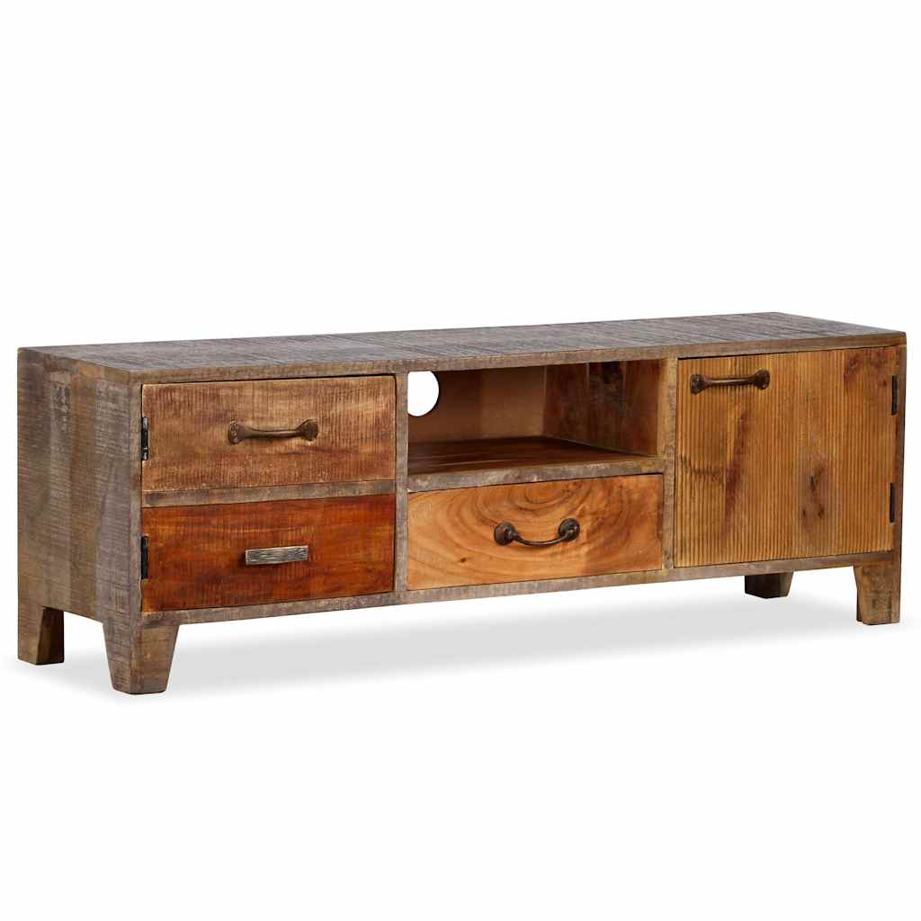 Televizoriaus spintelė, mediena, vint. stil., 118x30x40cm