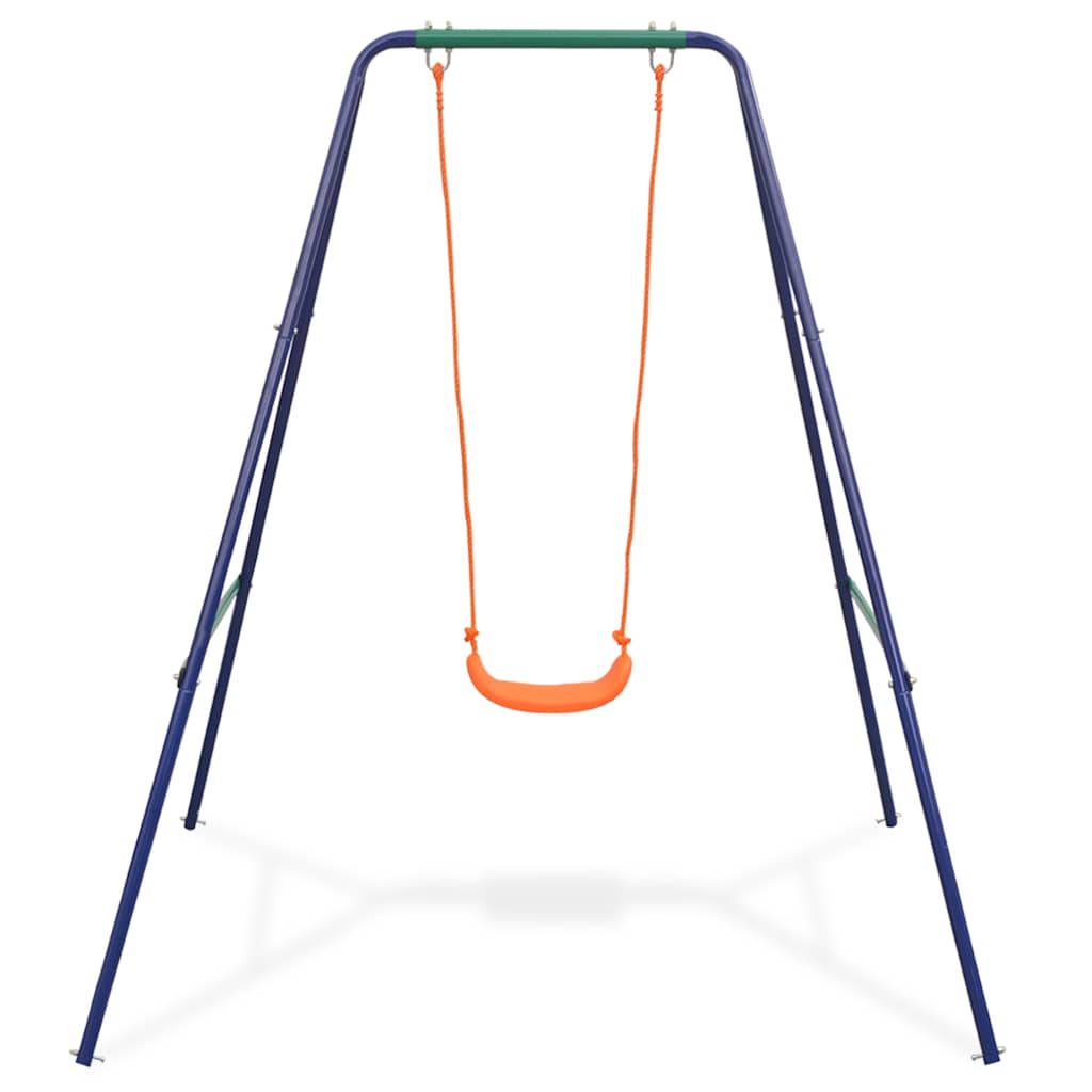 Children's swing 2-1, single, orange