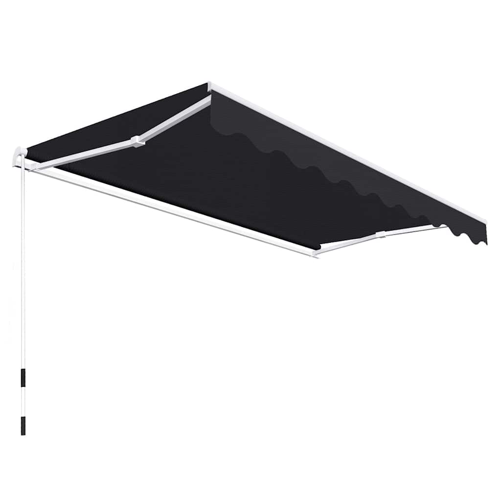 Rankinė markizė 3 x 2,5 m Antracito 100% poliesteris