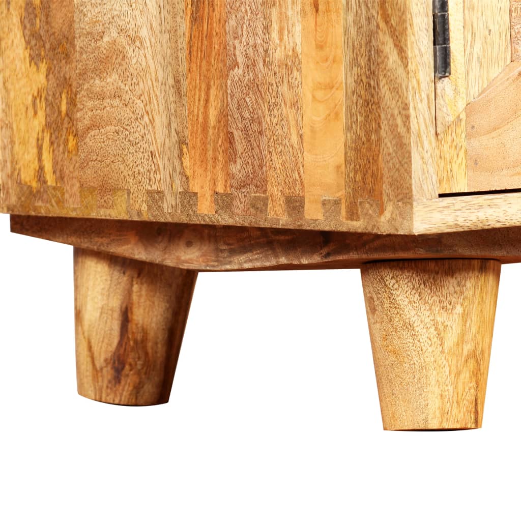 TV spintelė, masyvi mango mediena, 118x35x40cm