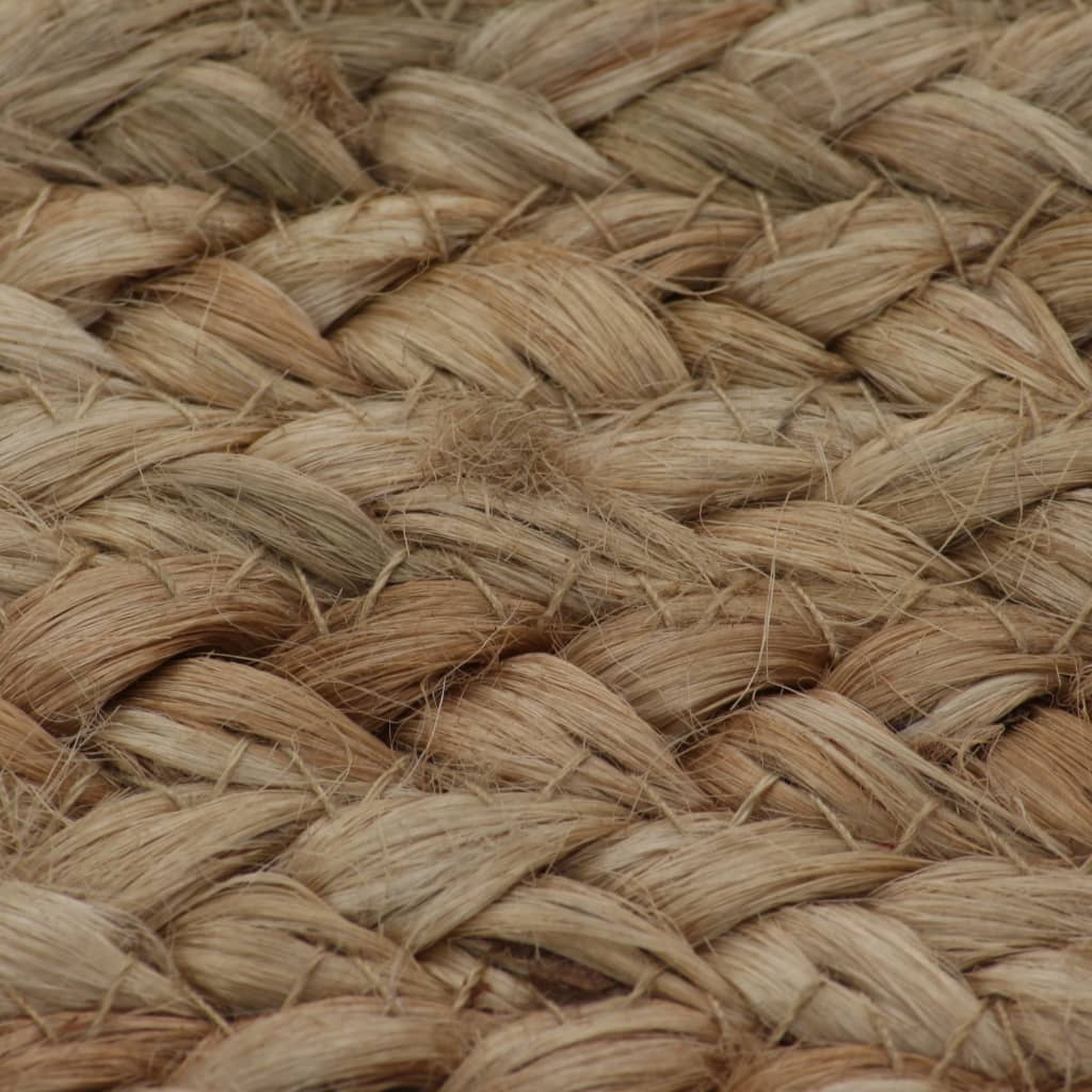 Rug, braided jute, 150cm, round