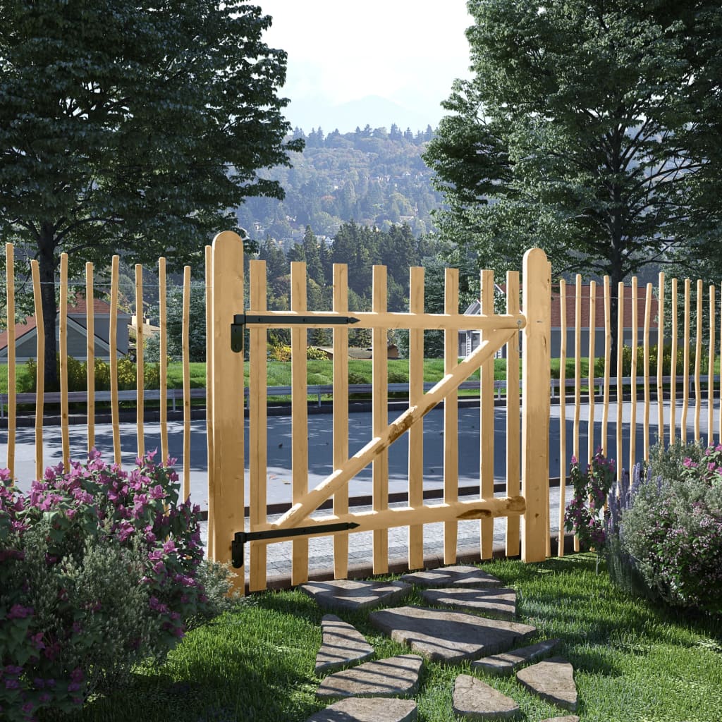 Fence gate, hazel wood, 100x100cm