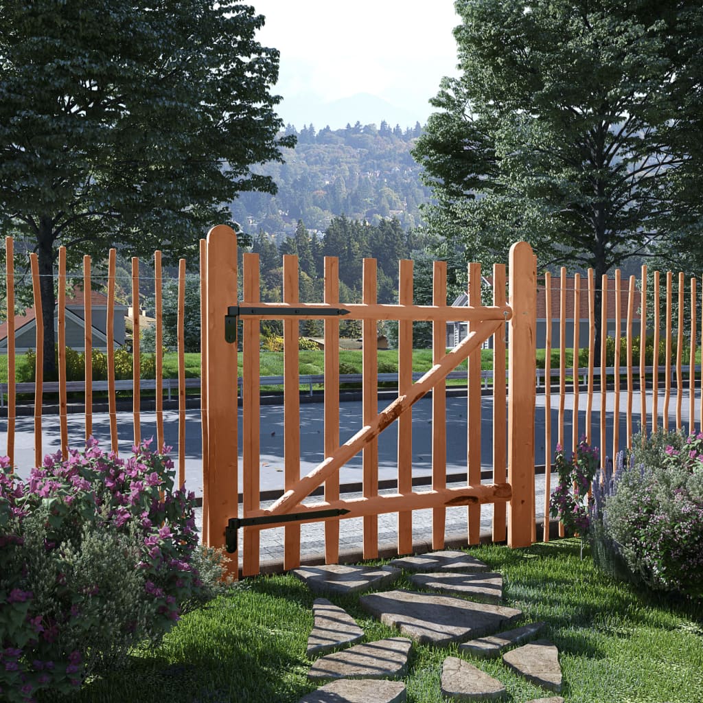 Fence gate, impregnated hazel wood, 100x100cm