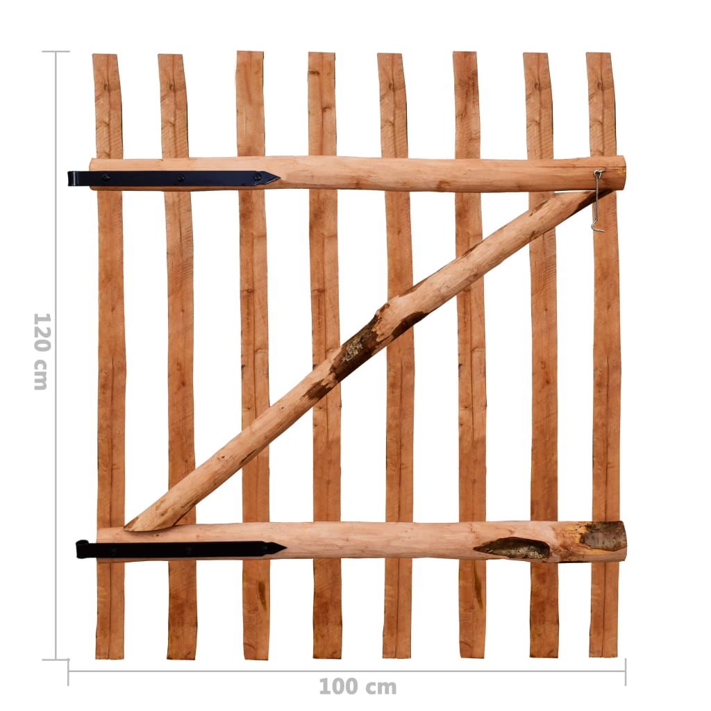 Tvoros vartai, impregnuota lazdyno mediena, 100x120cm